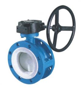 工业衬氟法兰蝶阀