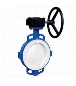 工业衬氟对夹蝶阀